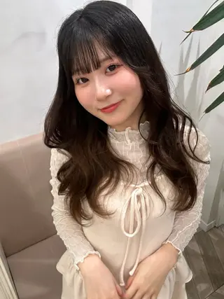 ロング ベージュ⌇﻿暖色⌇﻿ 𝐀𝐤𝐚𝐫𝐢のヘアスタイル