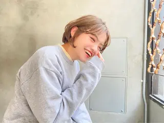 ショート MUSASHI ブリーチカラー◎のヘアスタイル