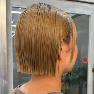 ショート noa / 郡山ボブ /透明感カラー🤍のヘアスタイル