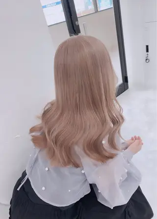 ロング カラー ヘアアレンジ メンズ SALOWIN所属・ハイトーン美容師 MASATOのヘアスタイル