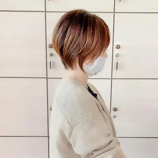 ショート カラー りきまる けんとのヘアスタイル