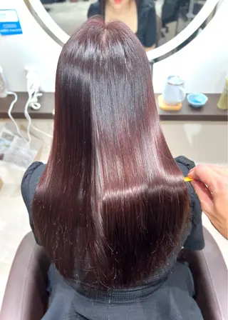 ミディアム カラー パーマ ヘアアレンジ 髪質改善SALON MIST＋所属・阪神尼崎駅徒歩2分 半個室サロン　小田稔のヘアスタイル