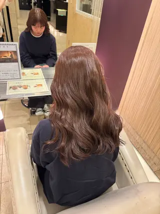 ロング カラー stellerPREMIUM所属・牧 楓花のヘアスタイル