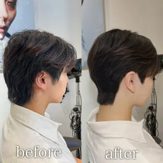 パーマ メンズ 【メンズ特化✨】 縮毛矯正/千原涼麻のヘアスタイル