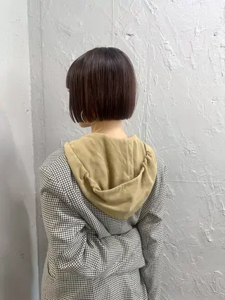 ショート ボブ/顔周りレイヤー 似合わせcut🪽のヘアスタイル