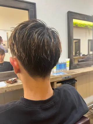 ショート 阿部 翔一郎/暖色系カラーのヘアスタイル