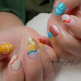 ネイル infinity skyのネイルデザイン