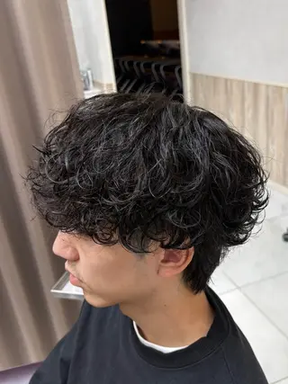 ショート パーマ メンズ GRANDEUR ryuのヘアスタイル