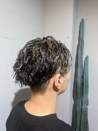 パーマ メンズ 野村 恵太のヘアスタイル