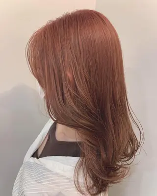 セミロング カラー Lolonois梅田 /Okazaki:)のヘアスタイル