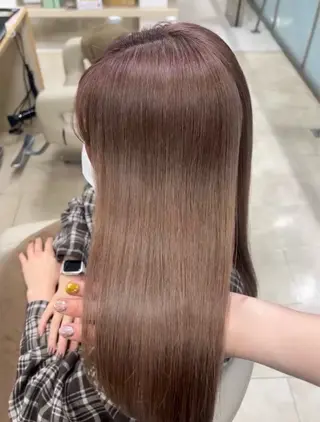 ロング ツヤ感／似合わせ カラー🌿yuiのヘアスタイル