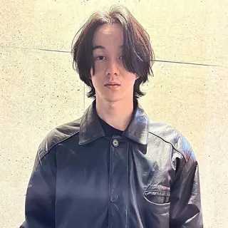 ミディアム メンズ 鈴木 隼人のヘアスタイル