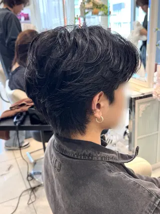 パーマ メンズ 【𝐀𝐬𝐡-池袋 】ひな 🎀💭のヘアスタイル