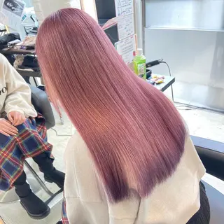 セミロング カラー 鈴木/ミルクティー/ ブリーチ/ボブ/のヘアスタイル