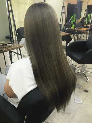 セミロング カラー ヘアアレンジ 猫ｯ毛さんヘア🐈 Misa【女性】のヘアスタイル