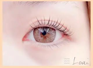 マツエク・マツパ Loa梅田所属・ながさわ ゆづきのマツエク・マツパデザイン