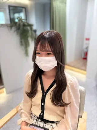 ロング カラー cut/eye 💖aika💖のヘアスタイル