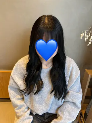 ロング 大山 夏捺のヘアスタイル