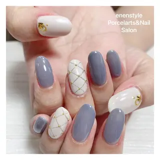 ミディアム ネイル 👑enen style👑のネイルデザイン