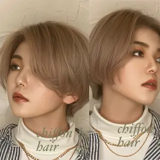 ショート カラー M.SLASH 辻 孝志のヘアスタイル