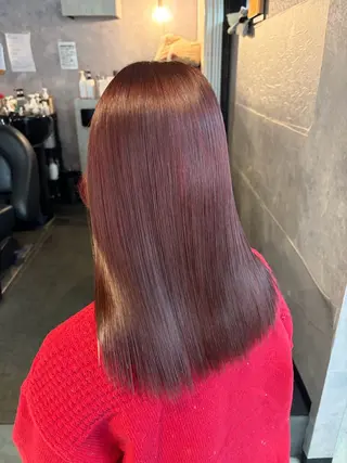 セミロング カラー 🩶mana🩶艶髪 /カラーオンカラーのヘアスタイル