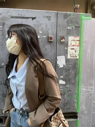 ロング カラー 松本平太郎美容室大宮店所属・もりたみかこ 美容師お休み中のヘアスタイル