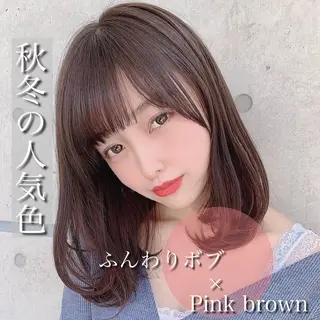 カラー 似合わせ💗骨格矯正 💗透明感カラー💗のヘアスタイル