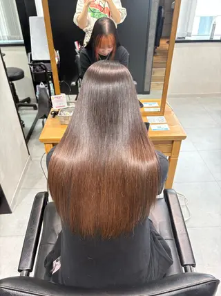 ロング カラーモデル募集 ✨🤍モモハ🤍✨のヘアスタイル