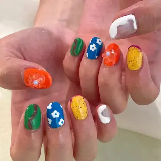 ネイル 新井 ひなののネイルデザイン