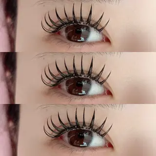 マツエク・マツパ 【那覇/束感まつ毛】 ｷｬﾒﾙのマツエク・マツパデザイン