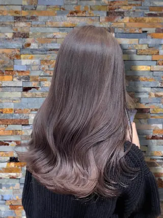 ロング カラー 心斎橋/ブリーチなし 髪質改善/レイヤーのヘアスタイル