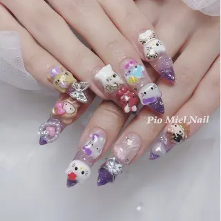 ネイル HANA 長さだしのネイルデザイン