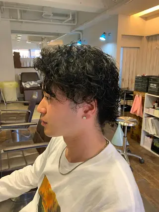 パーマ メンズ ハヤシカズキ/カラー ✂/メンズパーマのヘアスタイル
