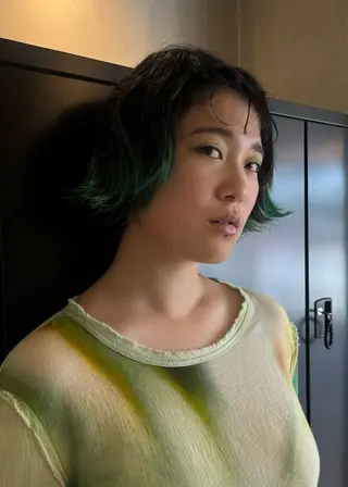 ミディアム カラー hashimoto kaedeのヘアスタイル