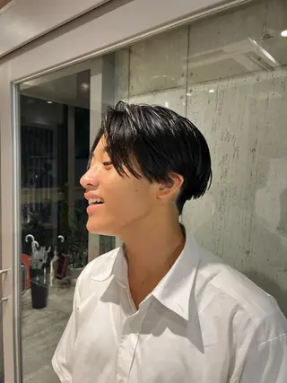 メンズ 髪質改善・艶カラー・ ボブ・リクト💥のヘアスタイル