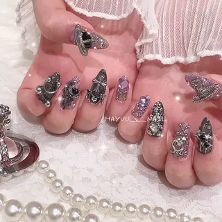 ネイル 🎀 Mayu 🎀痛ネイルのネイルデザイン