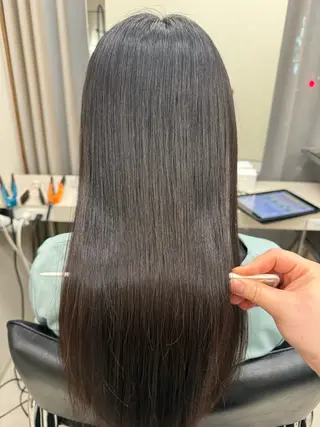 ロング パーマ haru 髪質改善サロンのヘアスタイル