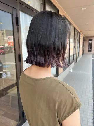 ショート カラー Agu hair time所属・time_ メラニーのヘアスタイル