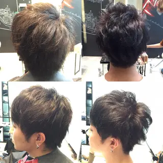 ショート カラー メンズ Re:ta KANZOのヘアスタイル