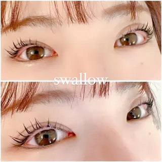 マツエク・マツパ swallow 奈良西大寺店のマツエク・マツパデザイン