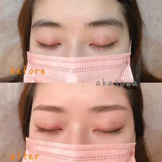 cheerful eyelash&eyebrow所属・cheerful akagawaのマツエク・マツパデザイン