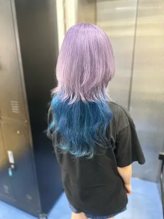 セミロング カラー GATE.所属・GATE. staffのヘアスタイル