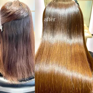 セミロング ウサミ/髪質改善 酸性ストレート🌈のヘアスタイル