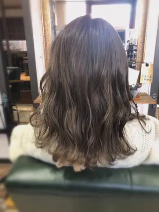 ミディアム 山崎 晃治のヘアスタイル