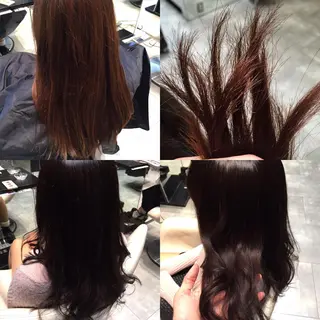 ミディアム セミロング ロング カラー Re:ta KANZOのヘアスタイル