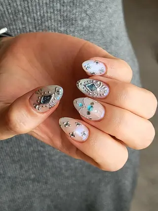 ネイル 3dパーツ/流行り 👧shushu❤️のネイルデザイン