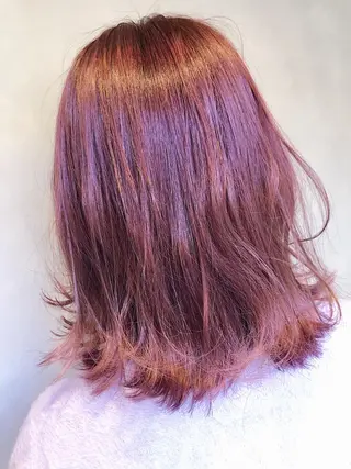 ミディアム カラー LA KING GINZA TOKYO所属・🧡ショートの達人 🧡SHOのヘアスタイル