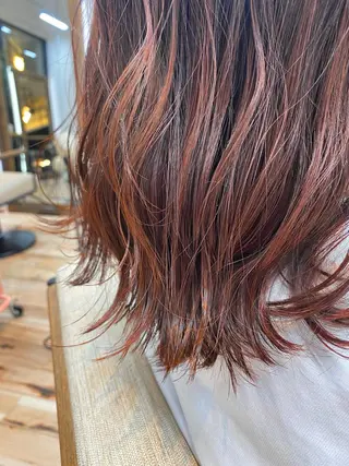 ミディアム おおつき ありかのヘアスタイル