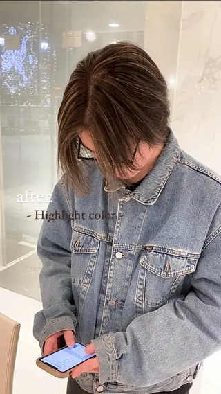 カラー メンズ AVANCE KAKOのヘアスタイル