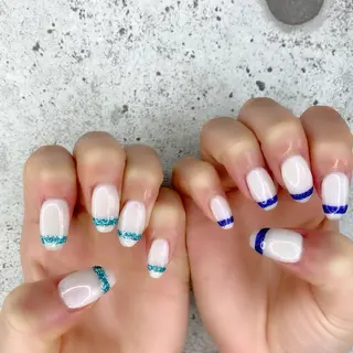 セミロング カラー パーマ ヘアアレンジ メンズ キッズ ネイル マツエク・マツパ アイブロウ Salon Ｋのネイルデザイン